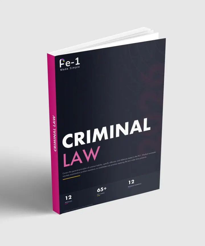 Criminal Law cover