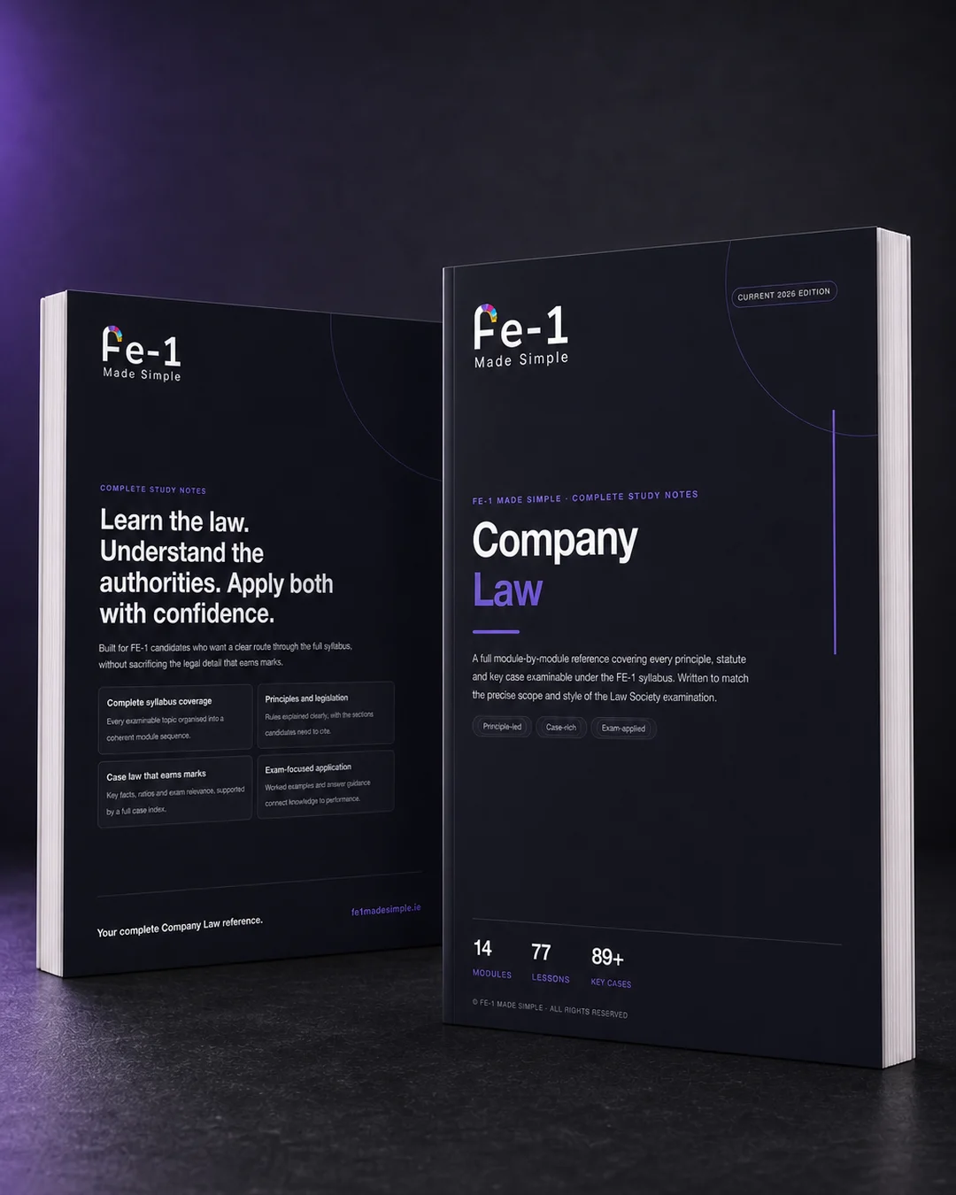 Company Law Complete Study Notes mockup