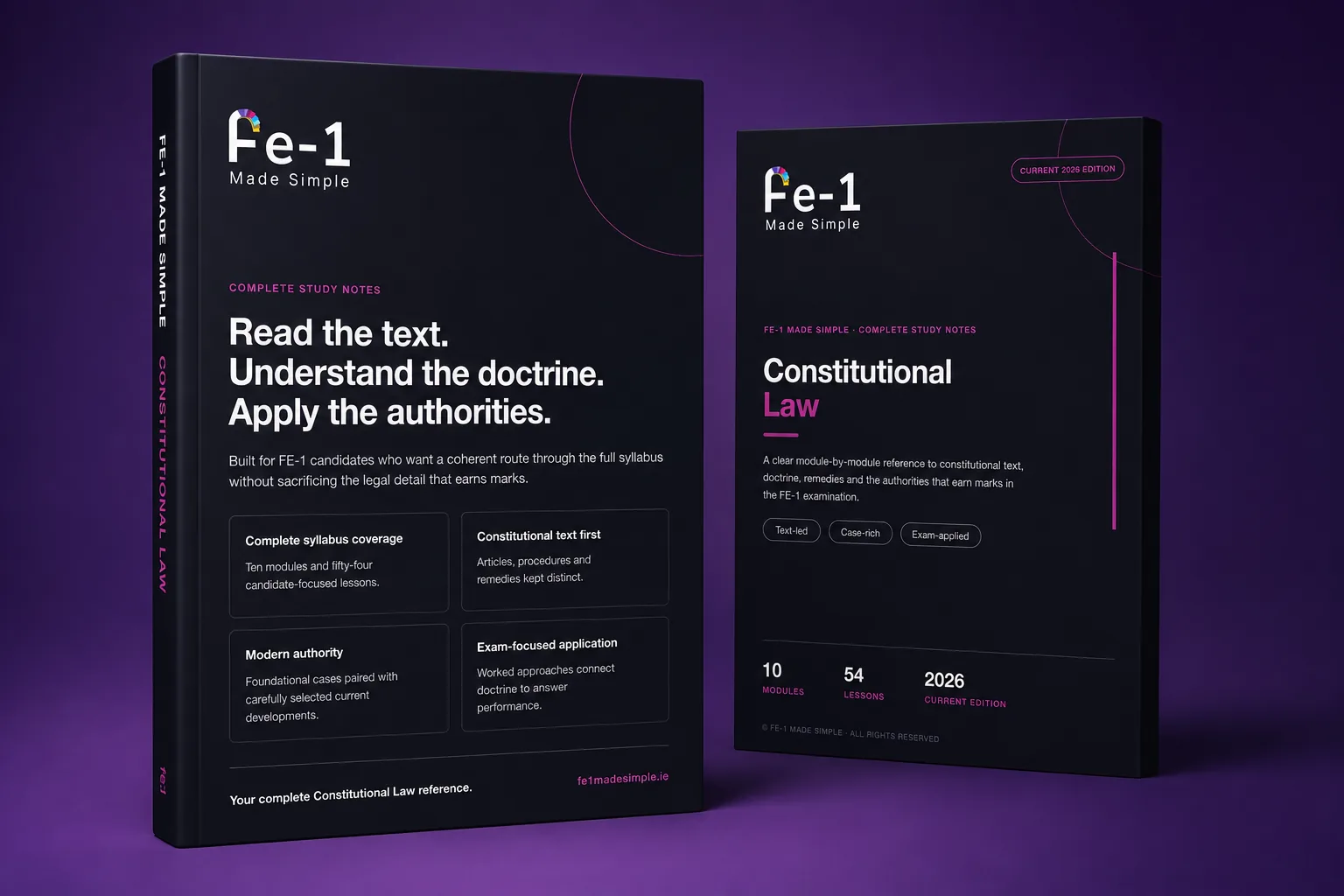 Constitutional Law Complete Study Notes mockup