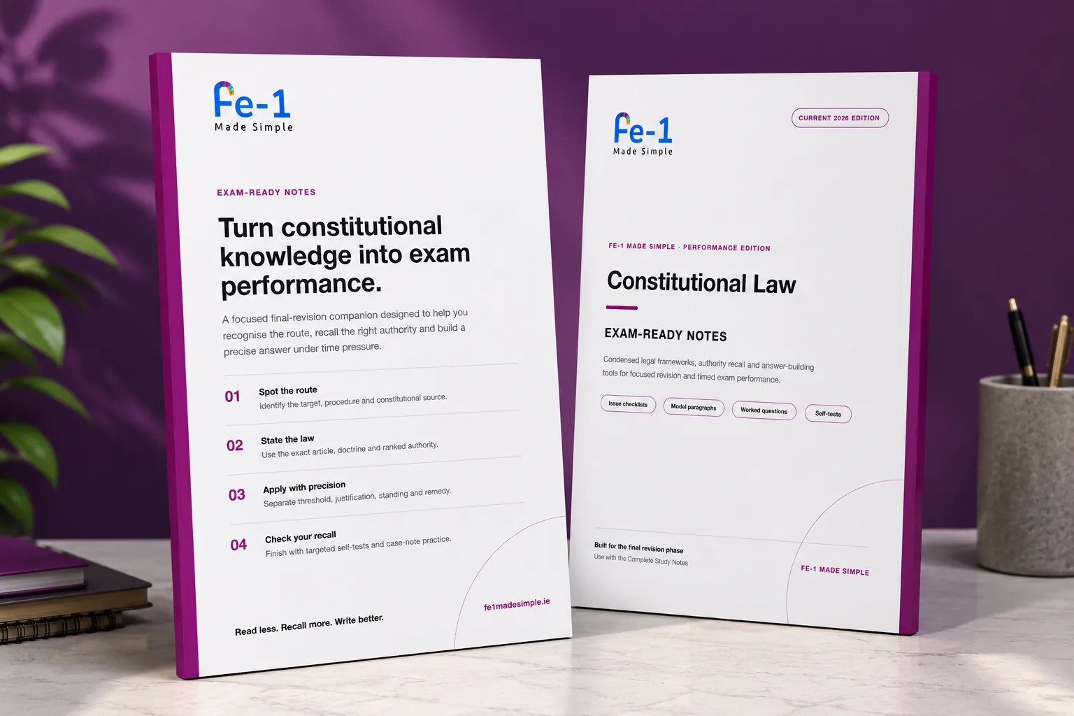 Constitutional Law Exam-Ready Notes mockup