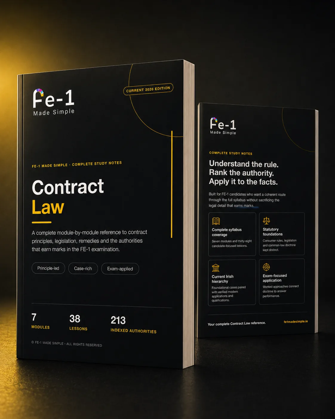 Contract Law Complete Study Notes mockup