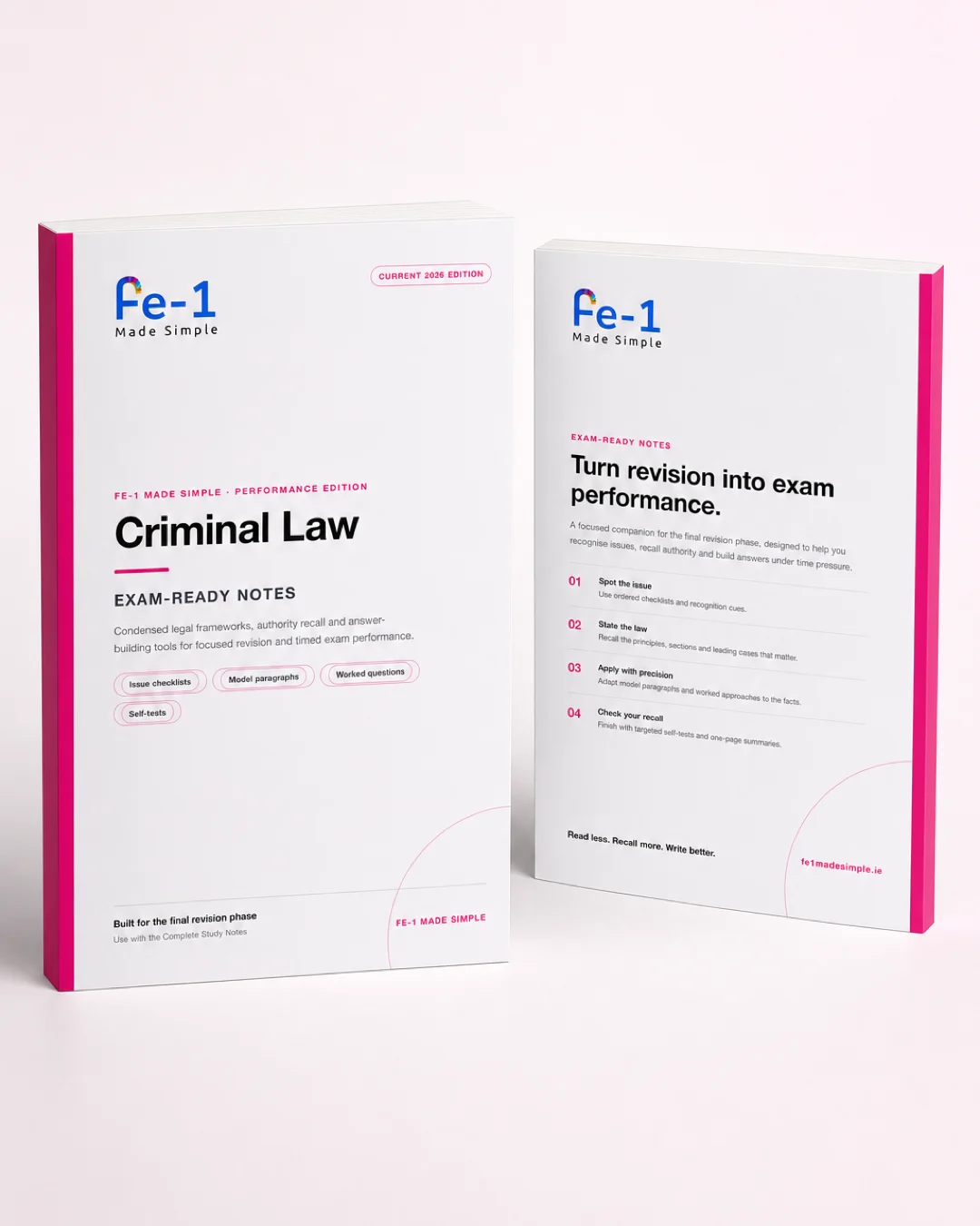 Criminal Law Exam-Ready Notes mockup