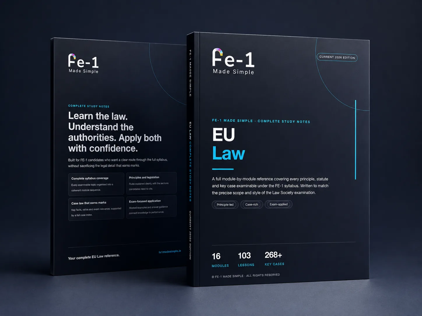 EU Law Complete Study Notes mockup