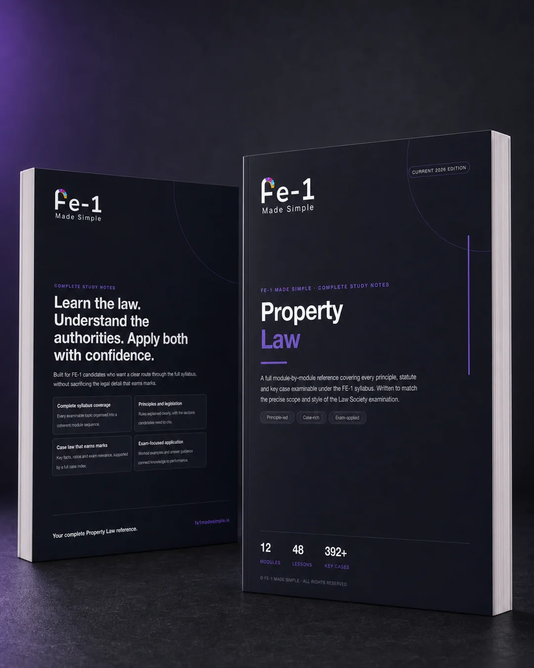 Property Law Complete Study Notes mockup