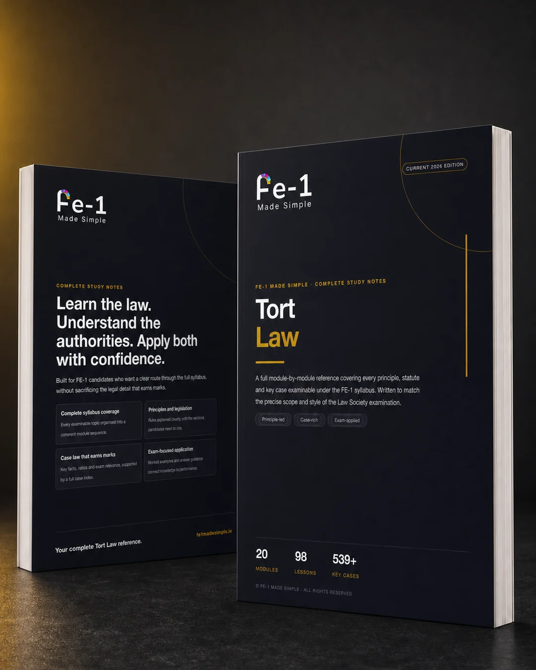 Tort Law Complete Study Notes mockup