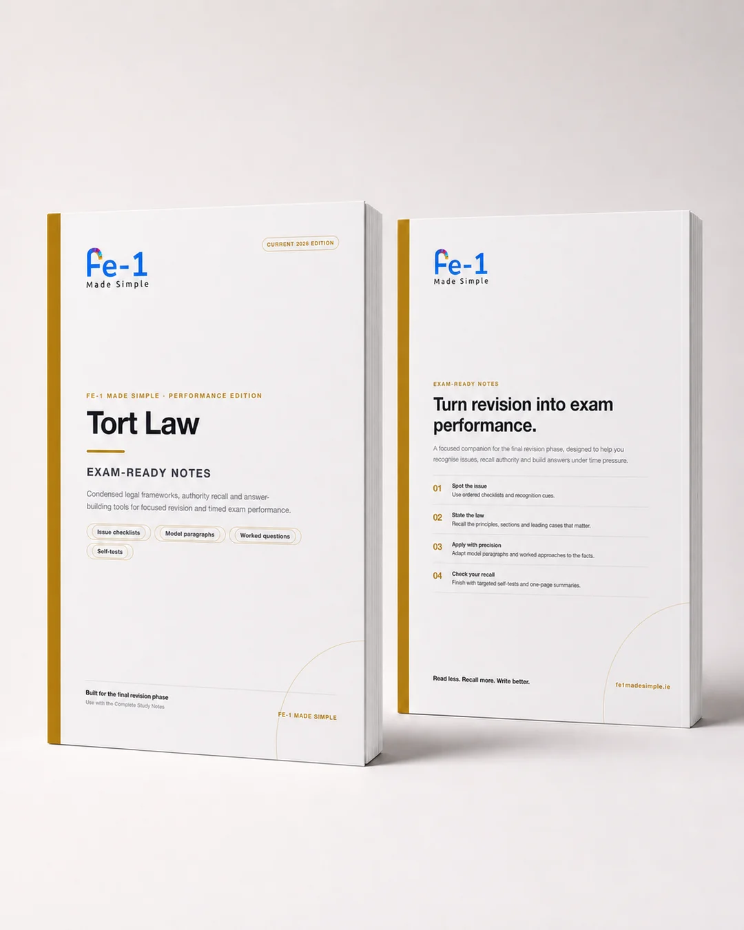 Tort Law Exam-Ready Notes mockup
